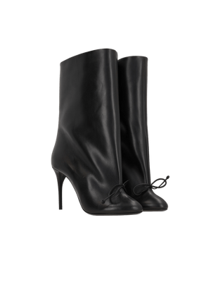 Smooth Leather Boots-ALAÏA-JOHN JULIA