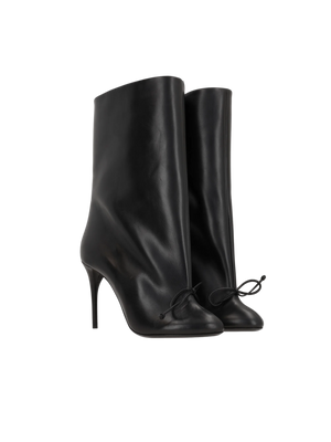 Smooth Leather Boots-ALAÏA-JOHN JULIA