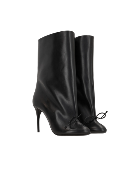 Smooth Leather Boots-ALAÏA-JOHN JULIA