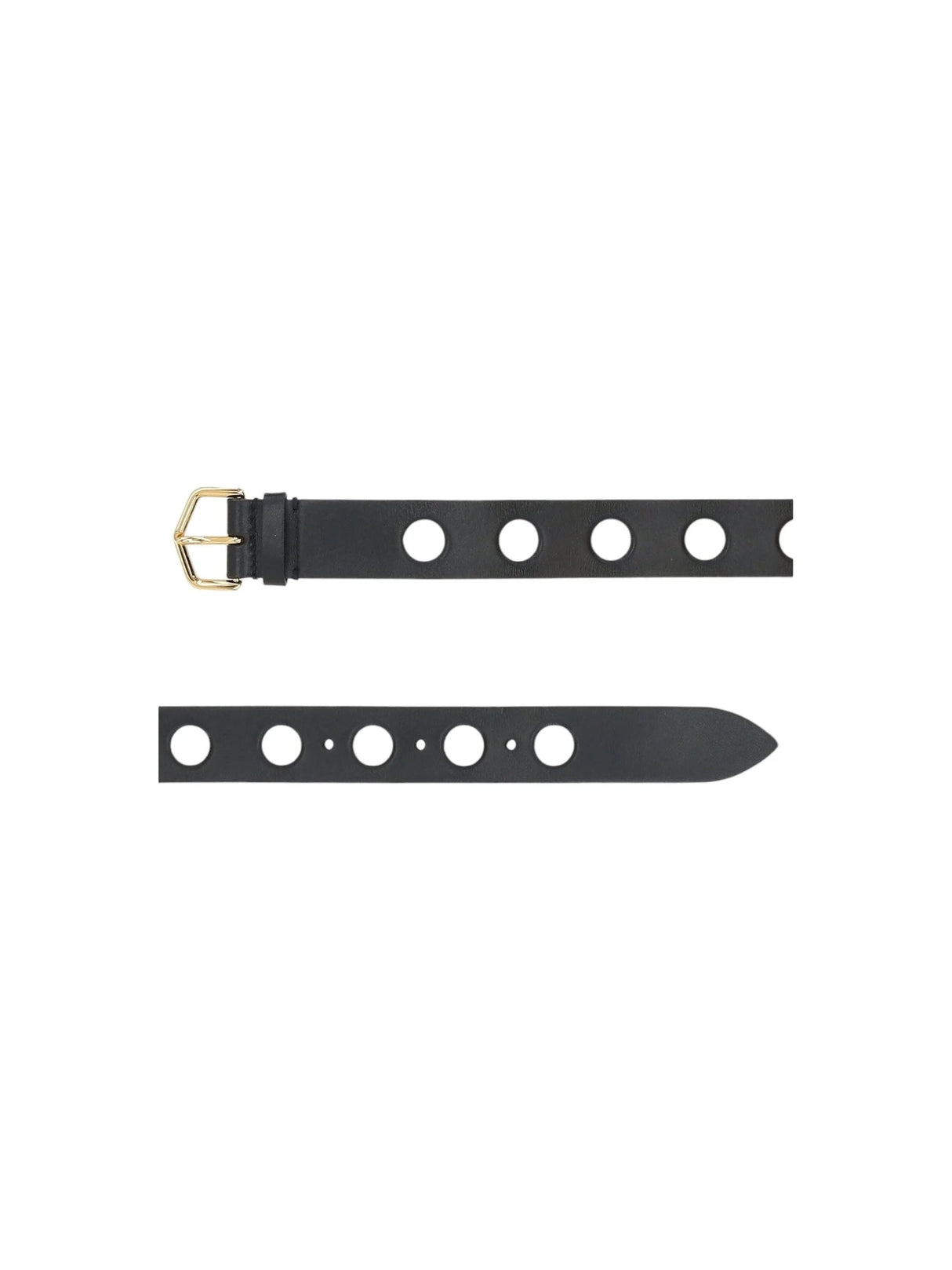 Vienne Thin Perforated Leather Belt-ALAÏA-JOHN JULIA