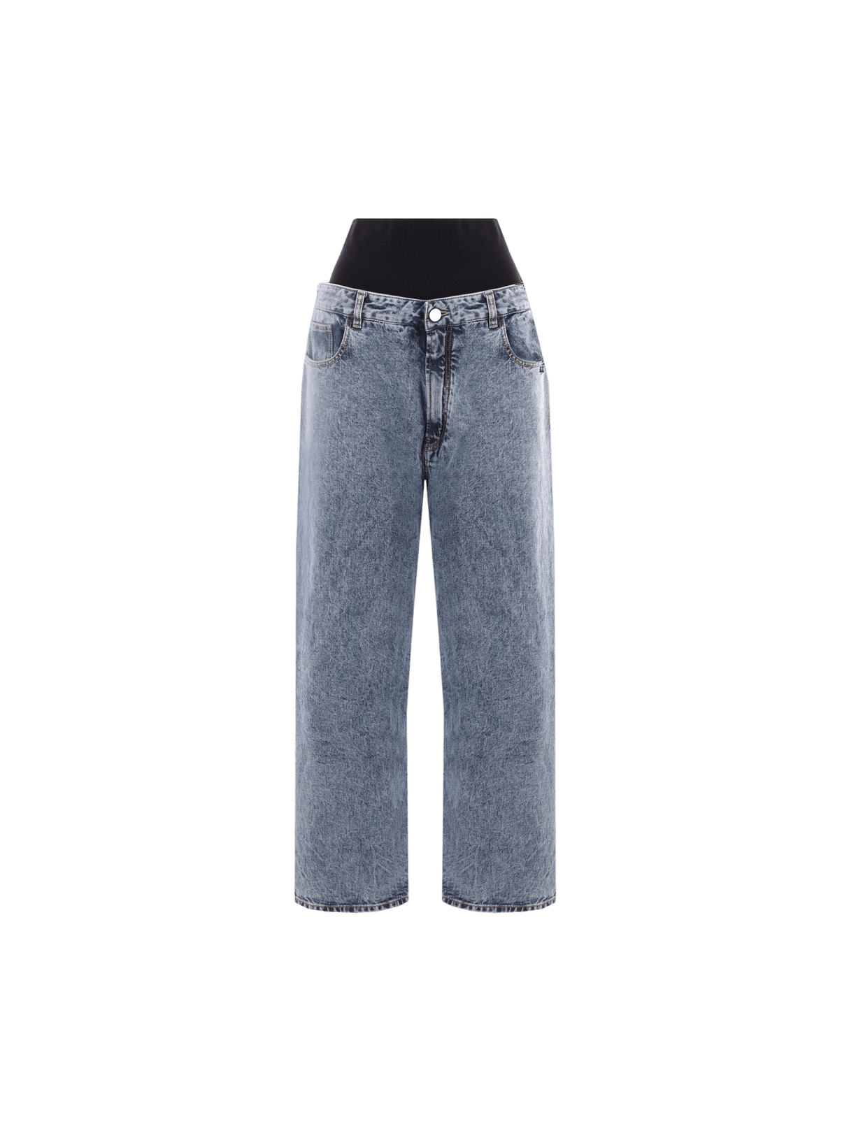 Wide-leg Denim Jeans-ALAÏA-JOHN JULIA