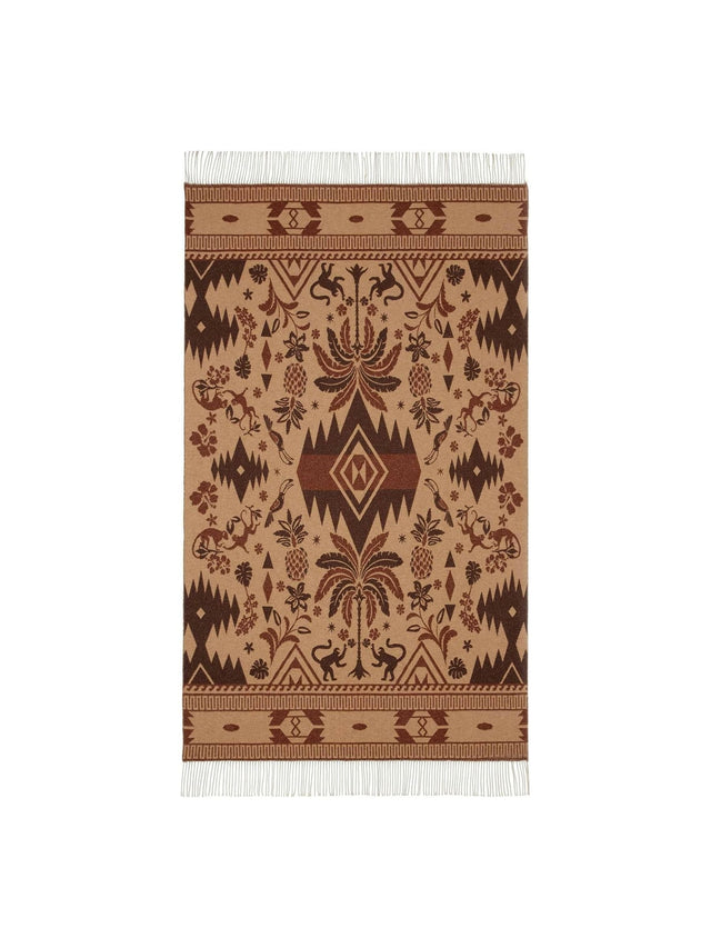 Sand 'Explosion Nature Summer' Jacquard Throw Blanket ALANUI JOHN JULIA.