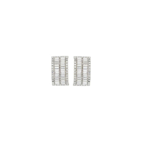 Alessandra Cry-Silver Rich Clip On Crystal Earrings ALESSANDRA RICH JOHN JULIA.