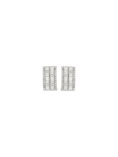 Alessandra Cry-Silver Rich Clip On Crystal Earrings ALESSANDRA RICH JOHN JULIA.