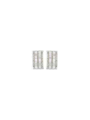 Alessandra Cry-Silver Rich Clip On Crystal Earrings ALESSANDRA RICH JOHN JULIA.