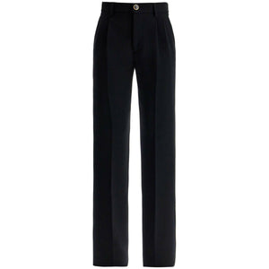 High-Waisted Wool Tailored Trousers.