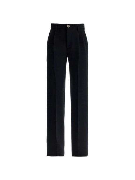 High-Waisted Wool Tailored Trousers.