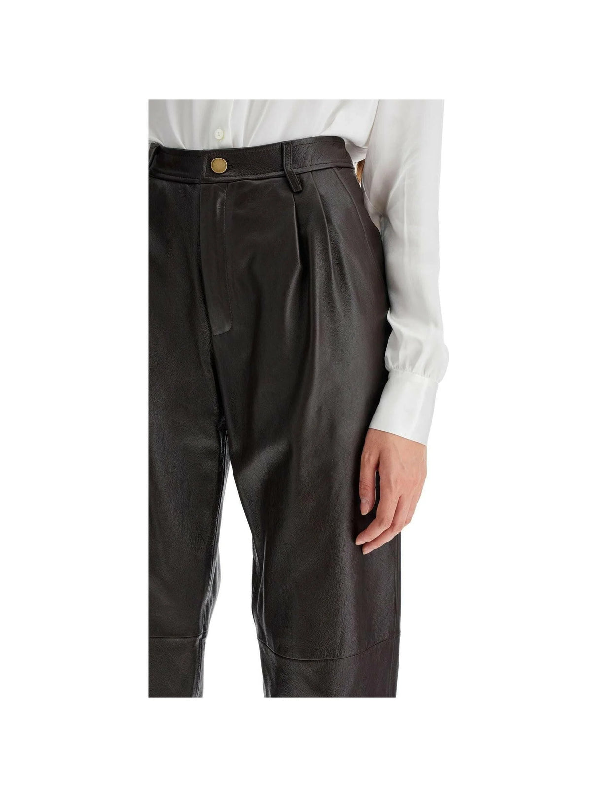 Lambskin Leather Pants.