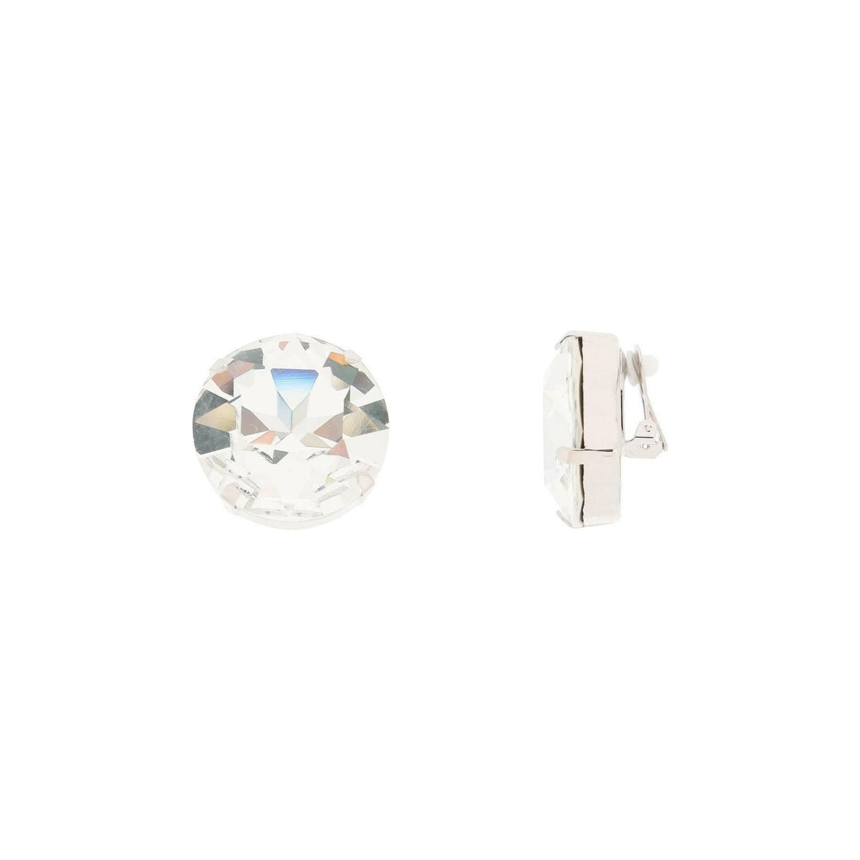 Large Crystal Clip On Earrings ALESSANDRA RICH JOHN JULIA.