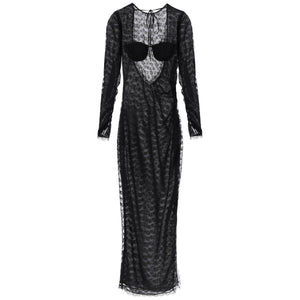 ALESSANDRA RICH-Long Lace Gown -JOHN JULIA.