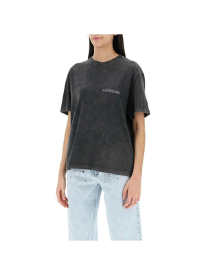 ALESSANDRA RICH-Oversized T-Shirt-JOHN JULIA