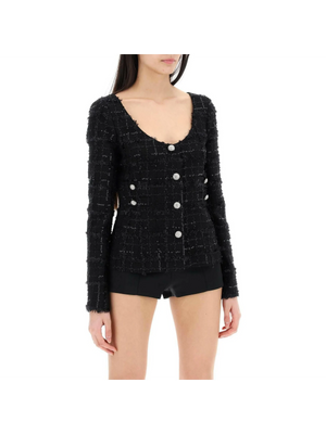 Tweed Jacket With Sequins Embell ALESSANDRA RICH JOHN JULIA.