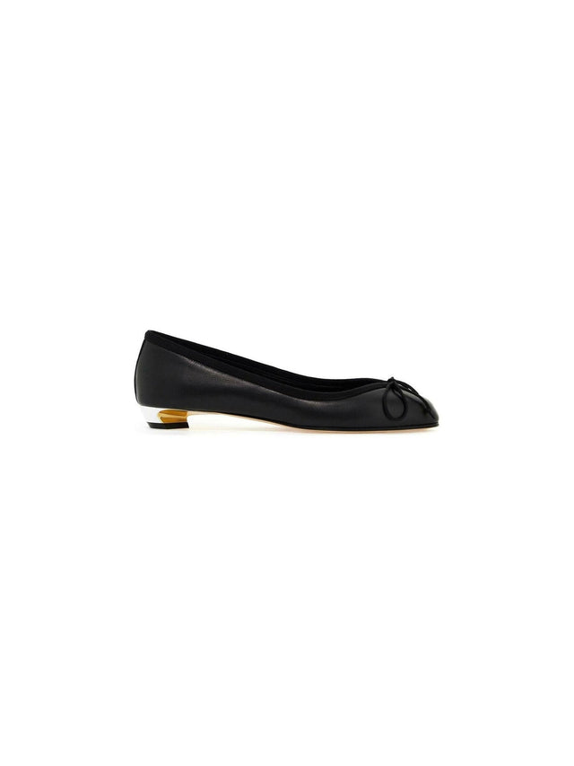 Armadillo Nappa Leather Ballerina Flats.