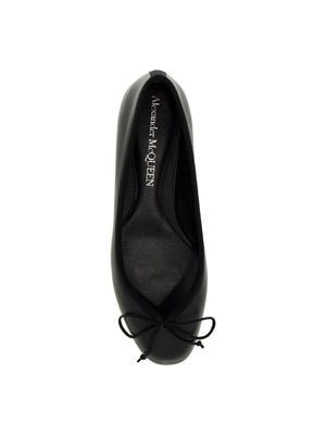 Armadillo Nappa Leather Ballerina Flats.