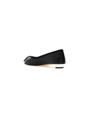 Armadillo Nappa Leather Ballerina Flats.