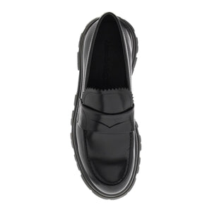 Brushed Leather Wander Loafers.