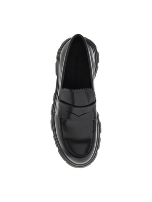 Brushed Leather Wander Loafers.