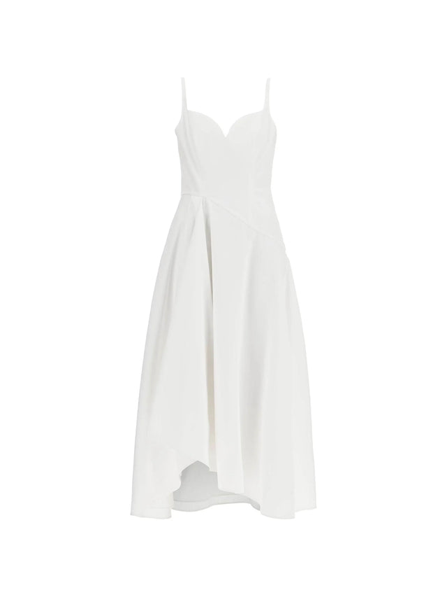 Cotton Poplin Midi Dress Sweetheart Neckline - Women > Clothing > Dresses > Midi