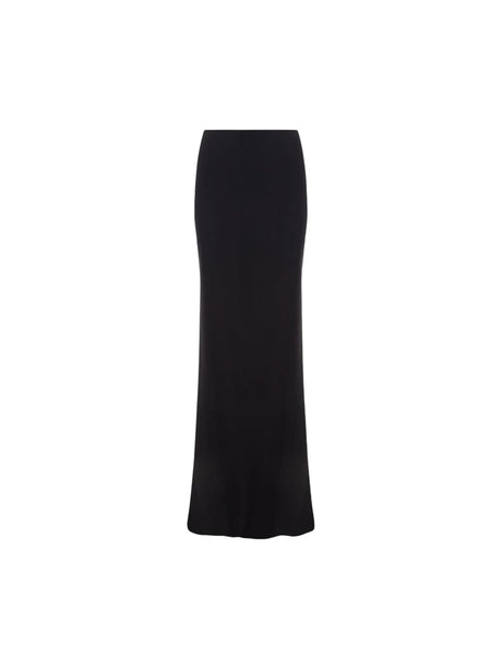 Crepe Mermaid Long Skirt-ALEXANDER MCQUEEN-JOHN JULIA