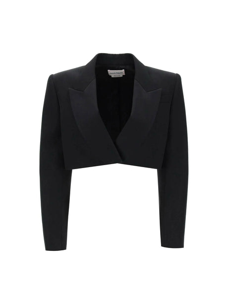 Cropped Tuxedo Jacket ALEXANDER MCQUEEN JOHN JULIA.