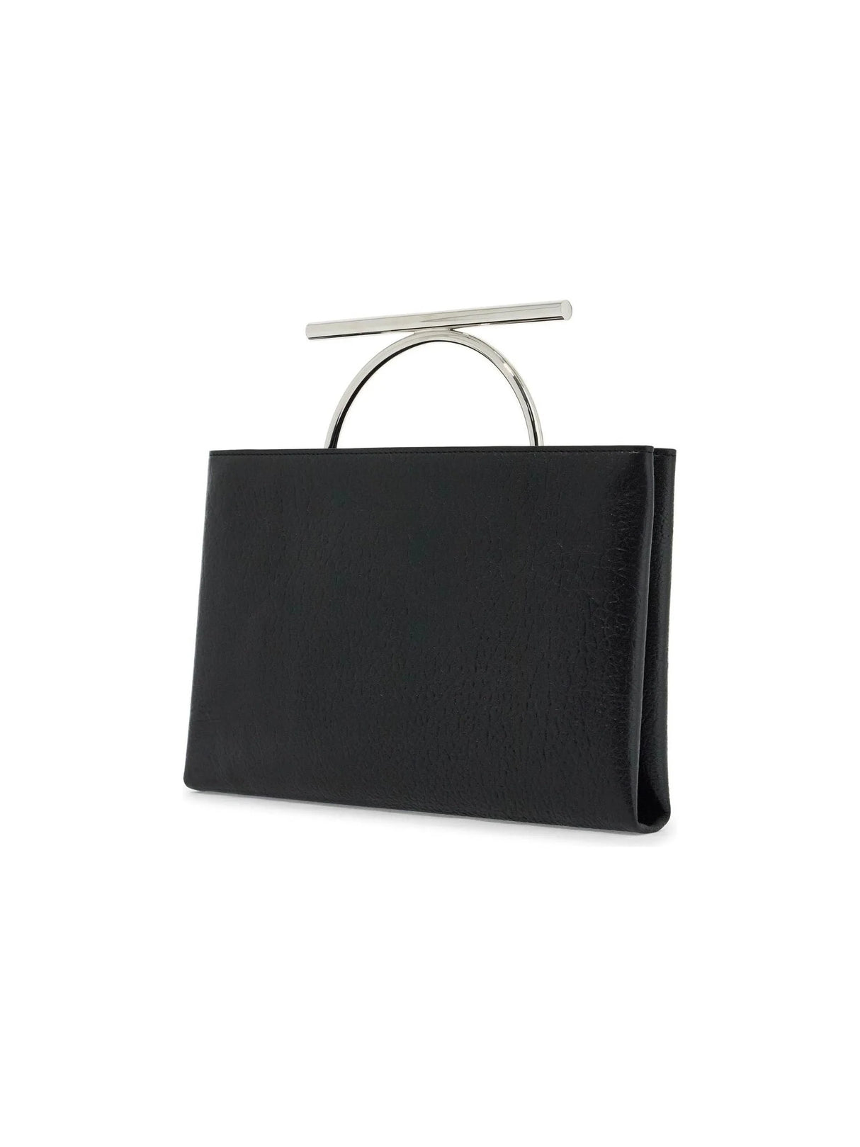 Cross-Bar Leather Clutch-Alexander McQueen-JOHN JULIA