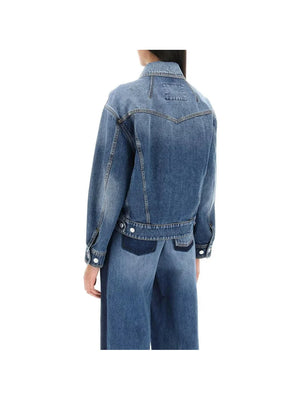 Denim Cocoon Jacket ALEXANDER MCQUEEN JOHN JULIA.