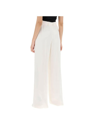 Double Pleated Palazzo Pants With.