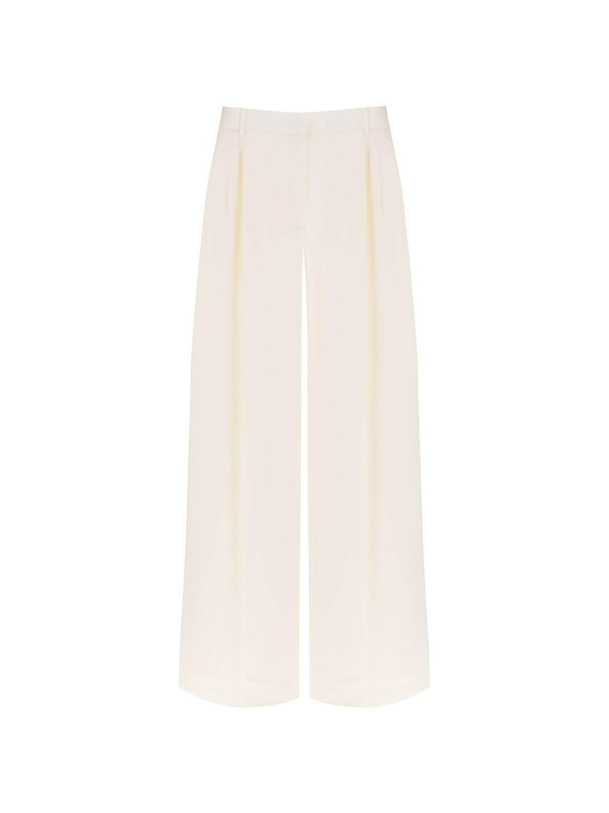 Double Pleated Palazzo Pants With.