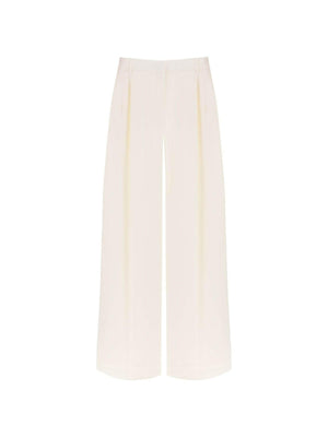 Double Pleated Palazzo Pants With.