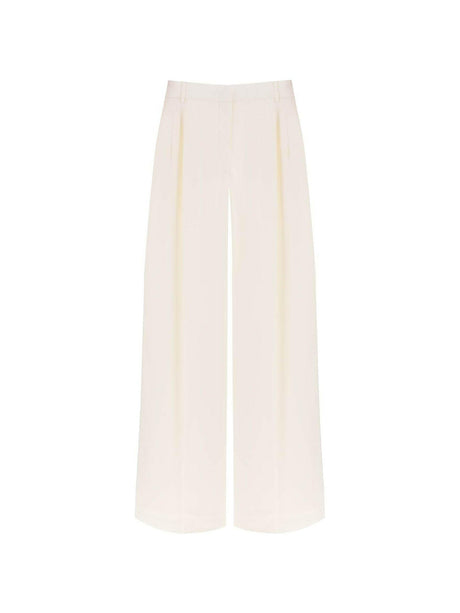 Double Pleated Palazzo Pants With.