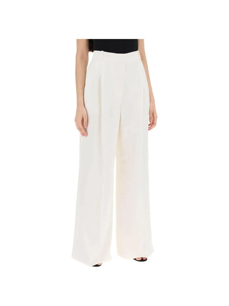 Double Pleated Palazzo Pants With.