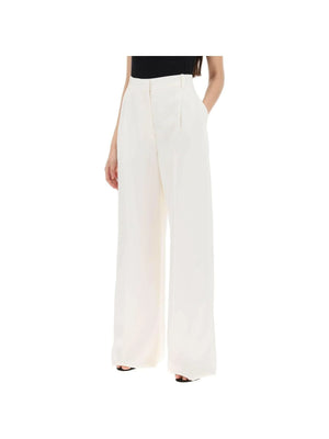 Double Pleated Palazzo Pants With.