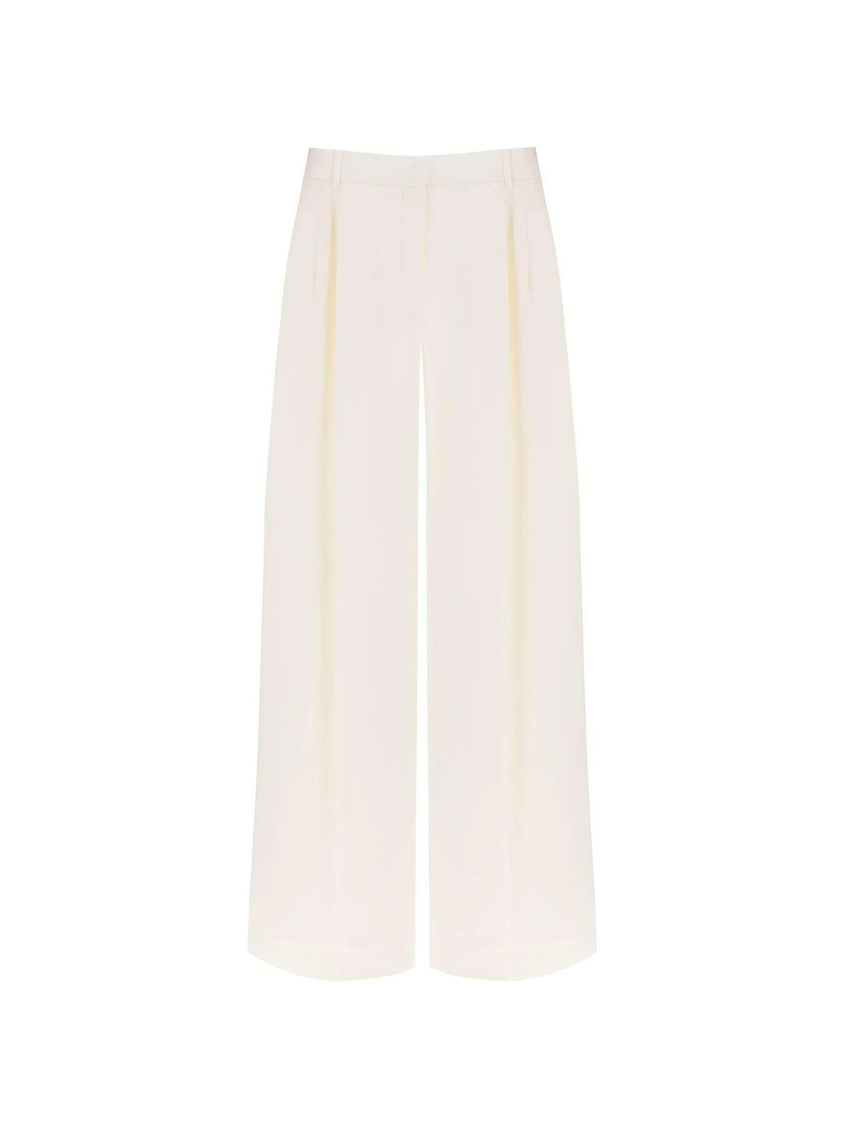 Double Pleated Palazzo Pants With.