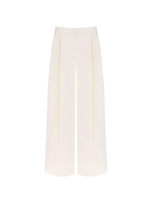 Double Pleated Palazzo Pants With.