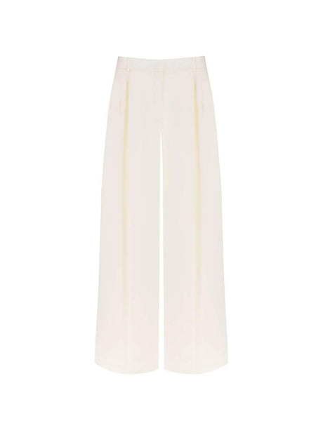 Double Pleated Palazzo Pants With.