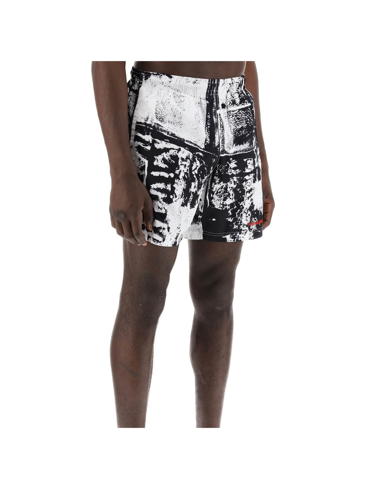 Fold Print Nylon Beach Shorts - Men > Clothing > Underwear and Beachwear > Beachwear