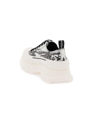 ALEXANDER MCQUEEN-Fold Print Tread Slick Sneakers-JOHN JULIA