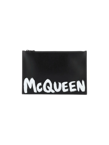 Graffiti Flat Pouch ALEXANDER MCQUEEN JOHN JULIA.