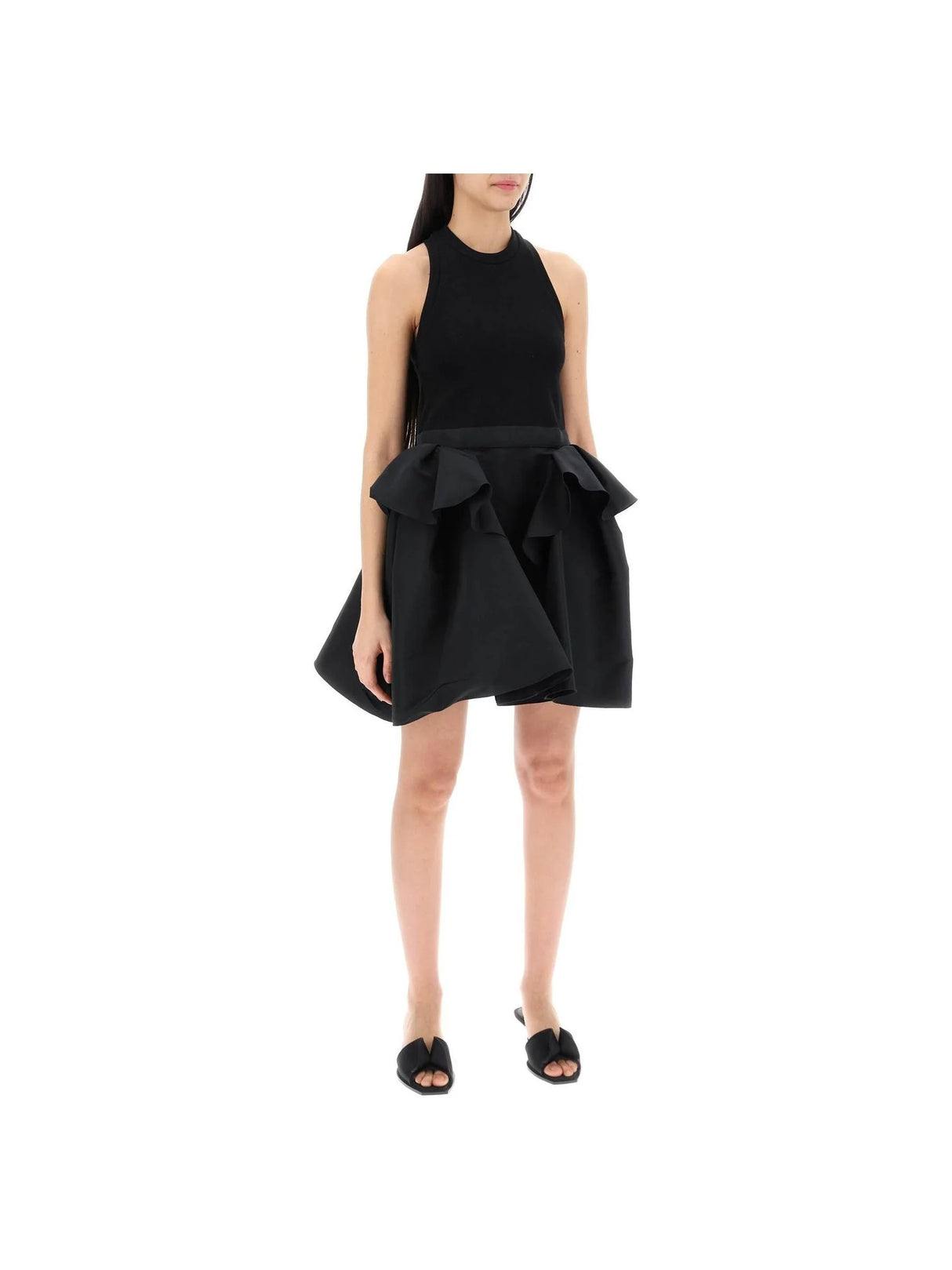 Hybrid Jersey And Polyfaille Mini Dress - Women > Clothing > Dresses > Mini