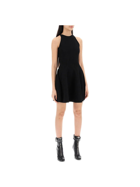 Knitted Skater Viscose Mini Dress