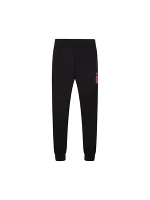 Logo Intarsia Mesh Joggers-Alexander McQueen-JOHN JULIA