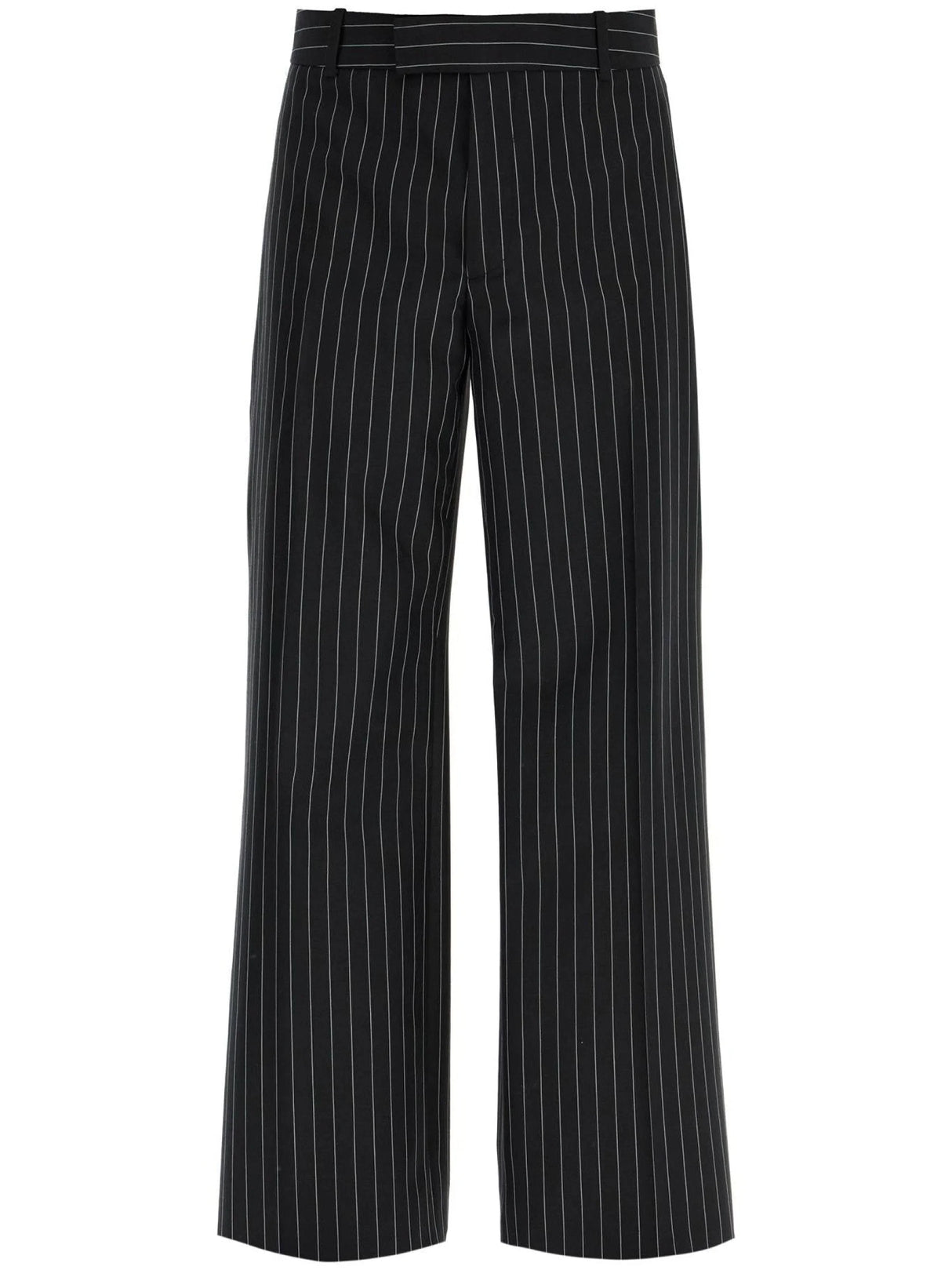 Low-waisted Pinstripe