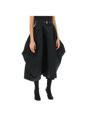 Peg Top Skirt In Polyfaille ALEXANDER MCQUEEN JOHN JULIA.