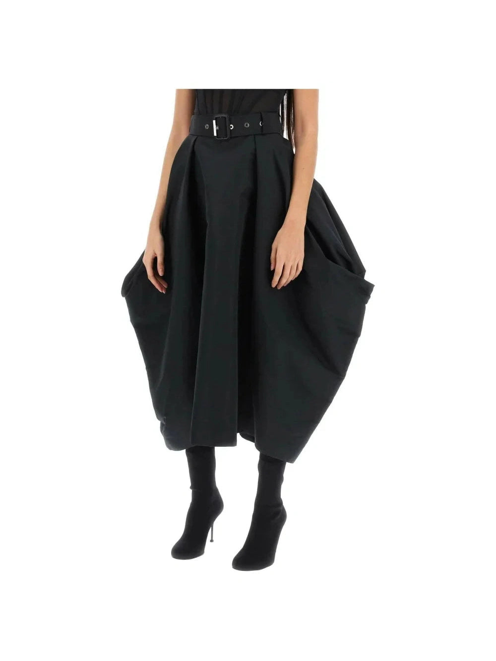 Peg Top Skirt In Polyfaille ALEXANDER MCQUEEN JOHN JULIA.