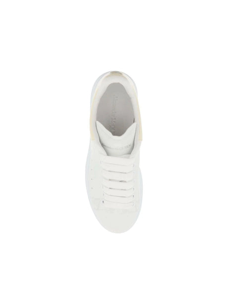 Alexander White Primerose McQueen Oversized Leather Sneakers ALEXANDER MCQUEEN JOHN JULIA.