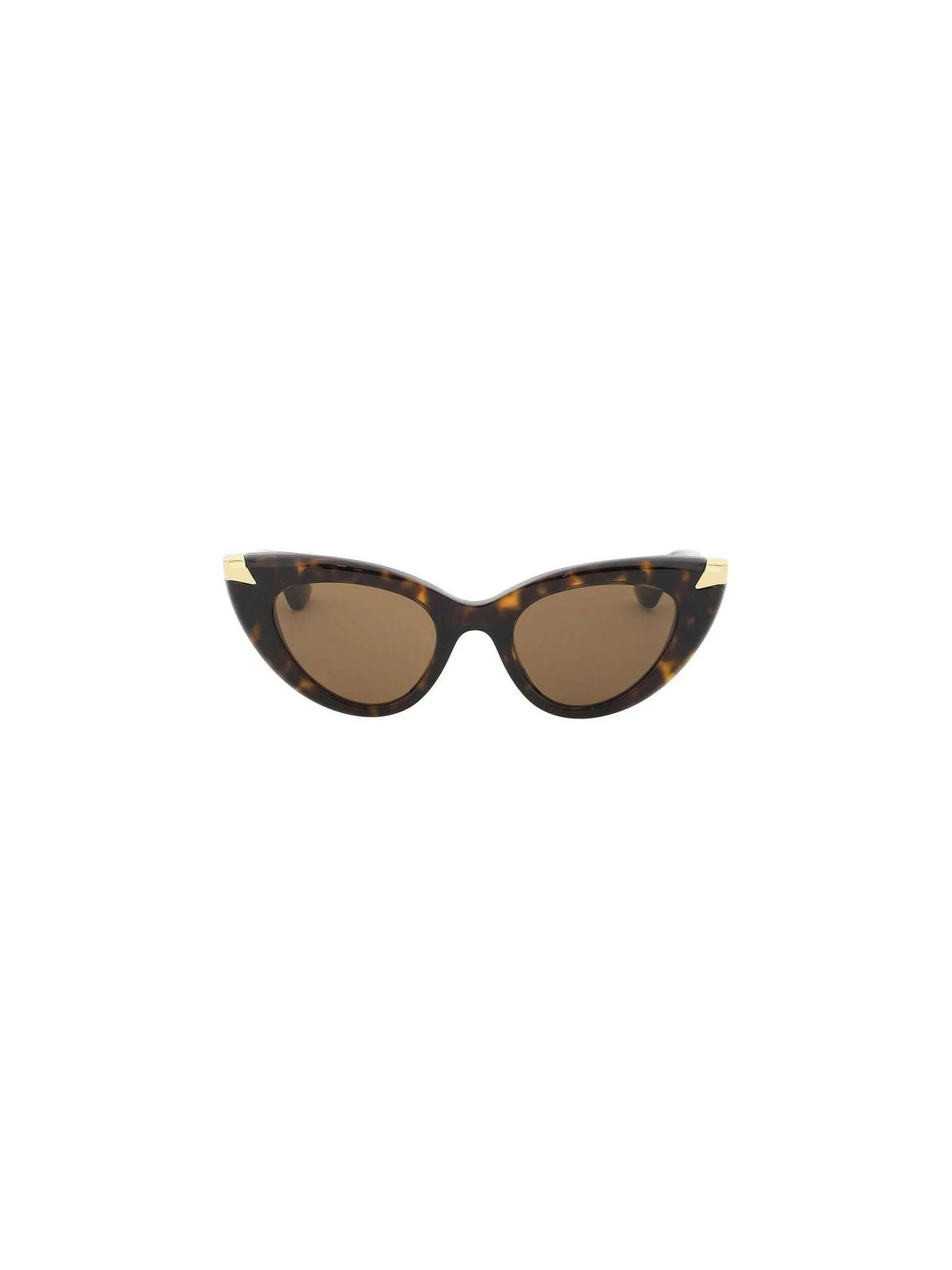 Punk Rivet Cat-Eye Sunglasses in Havana/Brown ALEXANDER MCQUEEN JOHN JULIA.