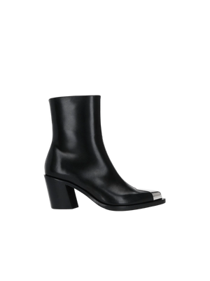 Punk Smooth Leather Western Boots-ALEXANDER MCQUEEN-JOHN JULIA