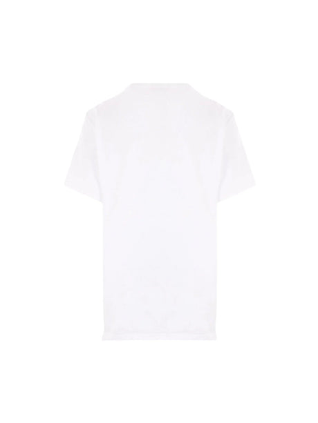 Reflected Logo Printed T-shirt-ALEXANDER MCQUEEN-JOHN JULIA