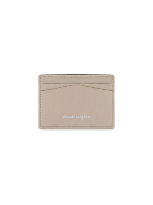 Saffiano Leather Skull Card Holder - OS - Women > Accessories > Wallets and Small Leather Goods > Card holders