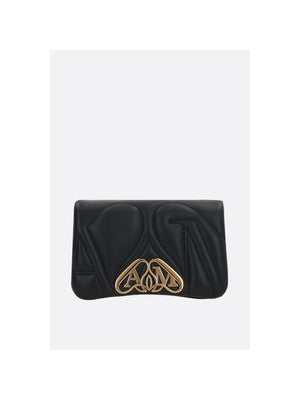 Seal Mini Quilted Nappa Shoulder Bag-ALEXANDER McQUEEN-JOHN JULIA